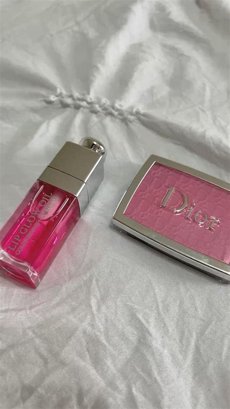 dior lip oil aesthetic.